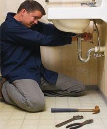 Plumbing contractor in Germantown MD replaces a P Trap